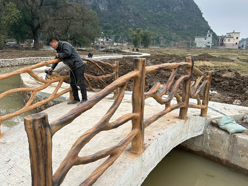 水泥仿木栏杆